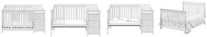 Best Combo Crib with Changer: Stork Craft Portofino 4-in-1 convertible crib with changing table