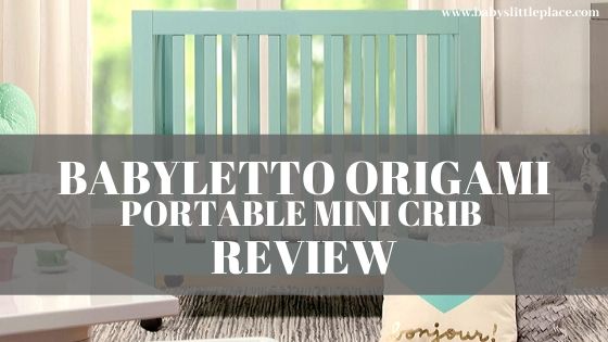 babyletto origami mini crib grey