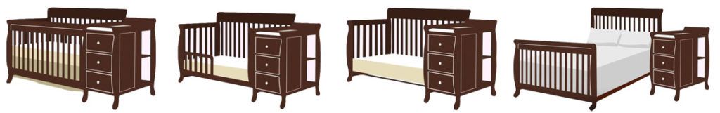 what is the standard size of a baby crib