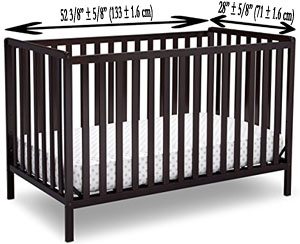 measurements of a baby crib mattress
