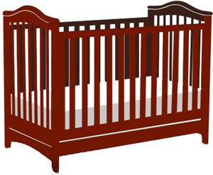 average length of a crib