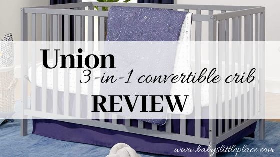 union 2 in 1 convertible crib natural