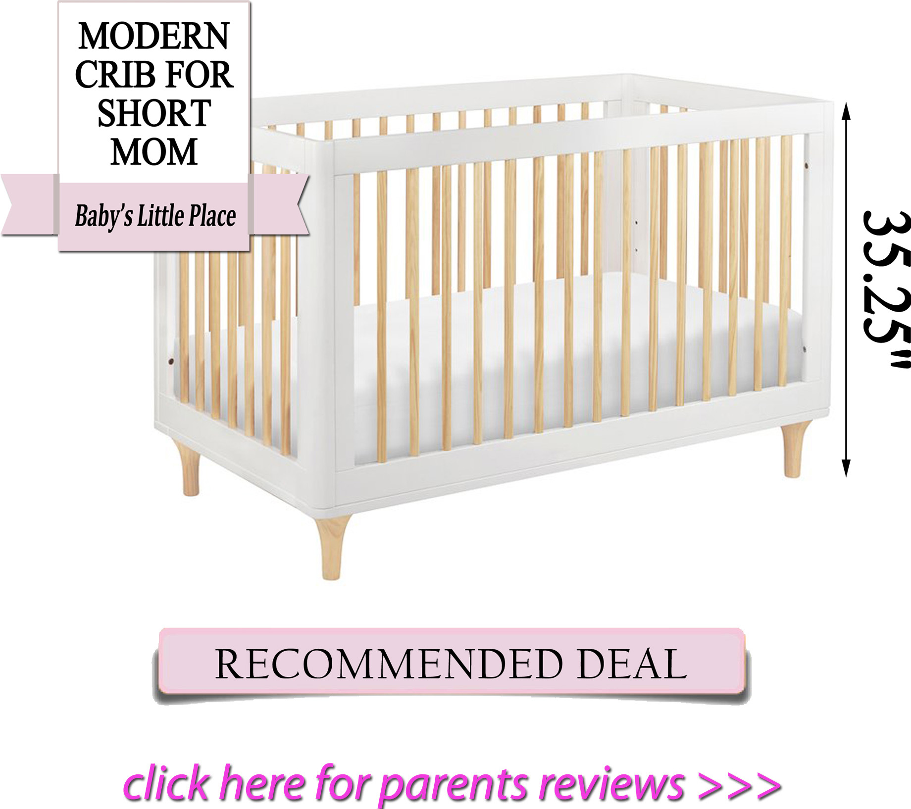 Best Cribs For Short Moms Petite Parents Baby S Little Place