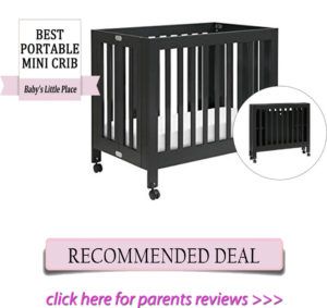 Best mini cribs for small spaces - Babyletto Origami portable crib