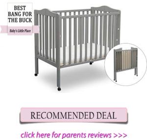 Best affordable mini portable crib - Delta Children mini baby crib