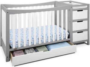 Best Combo Crib with Changer: Graco Remi 4-in-1 Convertible Crib with Changing table
