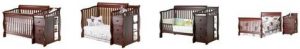 Best Combo Crib with Changer: Sorelle Tuscany 4-in-1 convertible baby crib with changing table