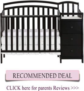 Dream On Me Casco mini crib with changing table