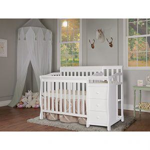 Mini crib with changing table - Dream On Me Jayden 4-in-1 convertible crib with changing table