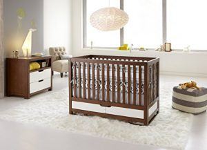 Best Cribs with Storage - Oslo crib by Karla Dubois convertible crib with drawer underneath