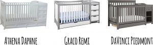 Best 3 Combo Cribs with Under Crib Storage Drawer