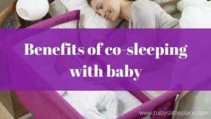 Benefits of co-sleeping with baby