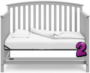 Graco Freeport 4 1 convertible crib - daybed