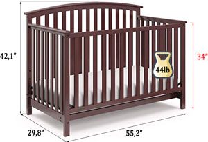 Graco Freeport Convertible Crib - Specifications