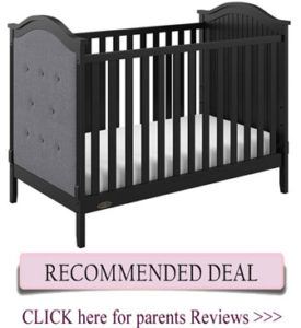 Best Graco crib - Linden upholstered 3-in-1 convertible crib