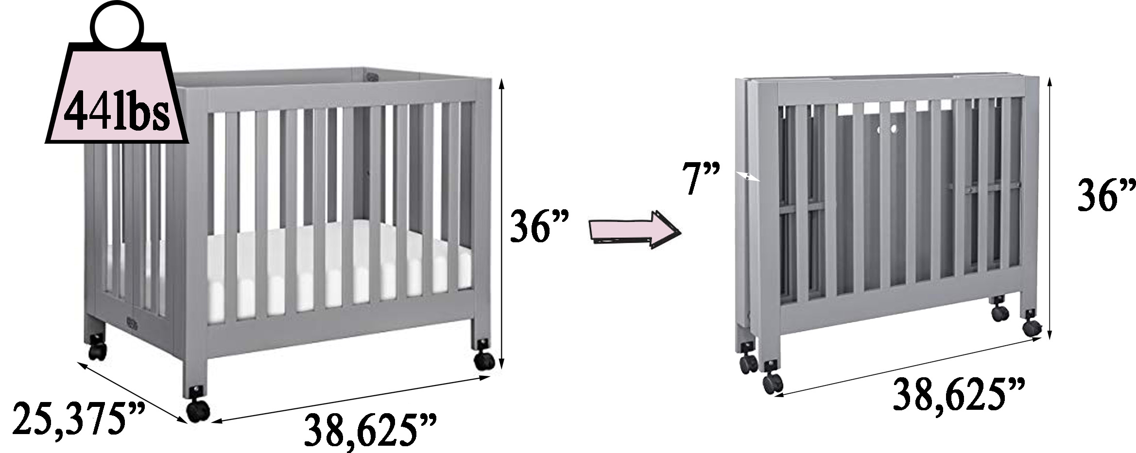 Babyletto Origami Mini Crib Review Baby S Little Place