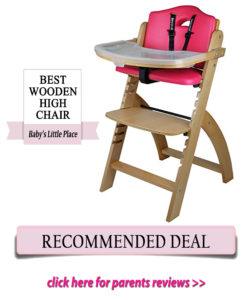 Abiie Beyond wooden high chair