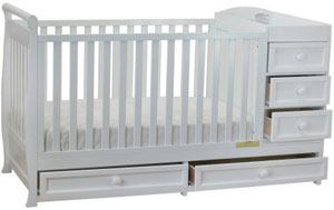 Athena Daphne Convertible Crib and Changer