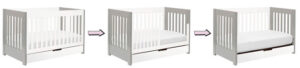 Babyletto Mercer 3-in-1 Convertible Crib with under-crib storage drawer