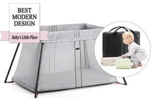 Best travel crib with a modern design: BABYBJORN Travel Crib Light