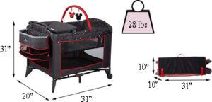 Best travel cribs: Disney Sweet Wonder Playard