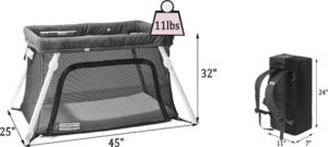 Best travel cribs: Guava Family Lotus travel crib