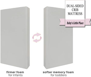 Milliard crib mattress dual comfort system hotsell