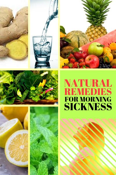 Natural remedies for morning sickness relief