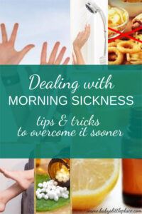 How to overcome morning sickness?