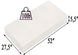 Milliard Memory Foam Crib Mattress Specifications