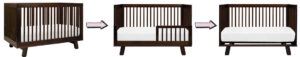 Babyletto Hudson 3-in-1 Convertible Crib's conversion