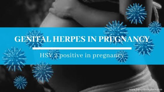 Genital Herpes in Pregnancy | HSV 2 positive in pregnancy