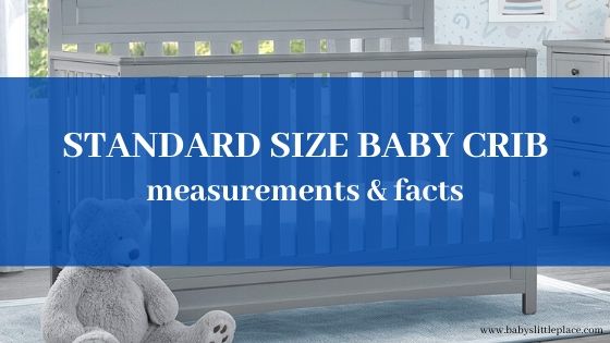 Standard hotsell crib measurements