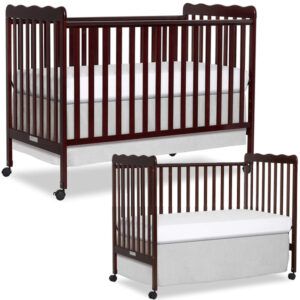 Dream On Me Carson Classic 2-in-1 Convertible Crib on Wheels