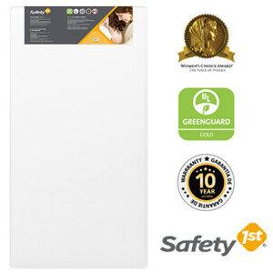 Safety 1st Heavenly Dreams White Crib & Toddler Bed Mattress