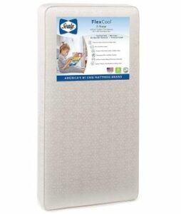 Sealy Baby Flex Cool 2-Stage Airy Dual Firmness crib mattress