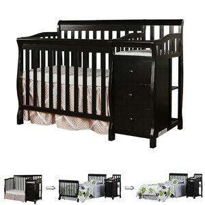 Different Types of Baby Cribs: Mini crib with changer