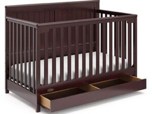 Different types of baby cribs: Crib with Drawer