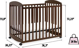 DaVinci Alpha mini rocking crib Review - specifications