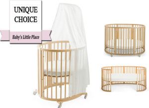 Best oval portable mini crib: Stokke Sleepi mini oval crib