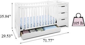 Graco Remi 4-in-1 convertible crib and changer Specifications