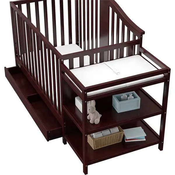 Graco Solano 5-in-1 Convertible Crib and Changer with Drawer