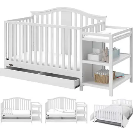 Graco Solano 4-in-1 Convertible Crib with Changer Review | Convertibility