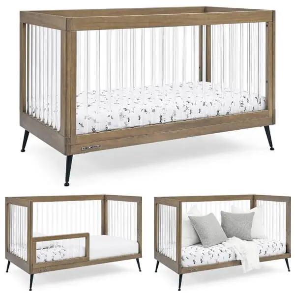 Delta Children Sloane 4-in-1 Acrylic Convertible Crib