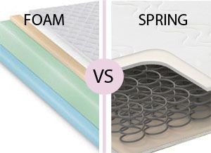 foam vs spring crib mattress