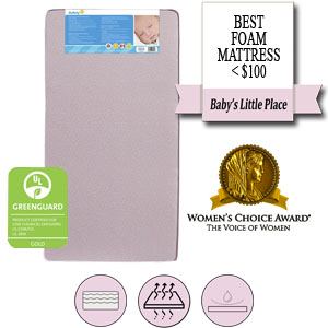 Best foam mattress < $100 - Safety 1st Heavenly Dreams