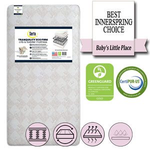 The best innerspring crib mattress - Serta Tranquility Eco Firm Innerspring Crib and Toddler Mattress