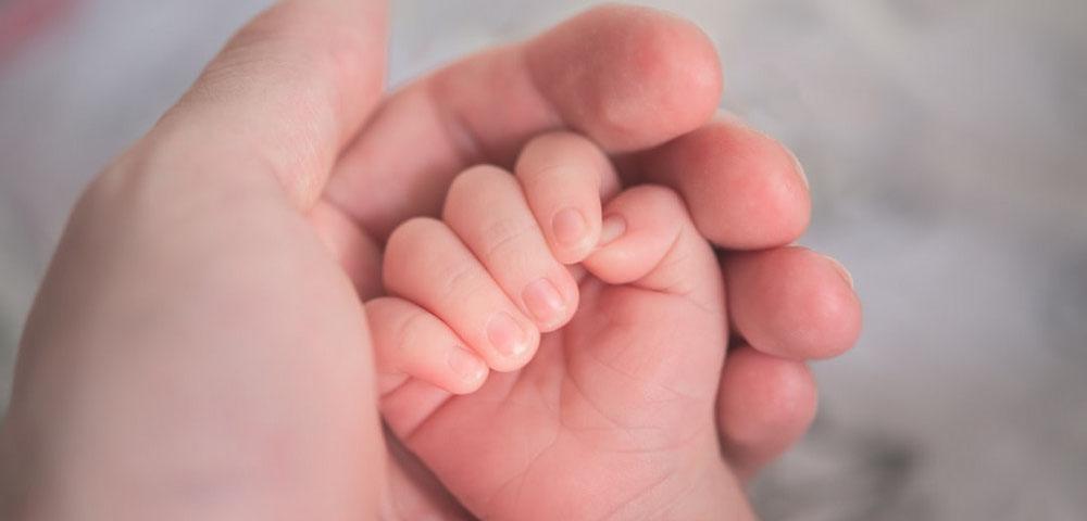 newborn hand