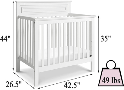 DaVinci Autumn 4-in-1 Convertible Mini Crib Space-Saving Efficiency Review