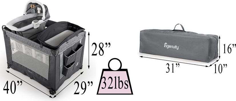 Pack 'N Play Specifications